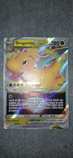 Dragonite VSTAR 050/078 Pokemon Go NM Full Art Ultra Rare Pokemon Card - Image 1