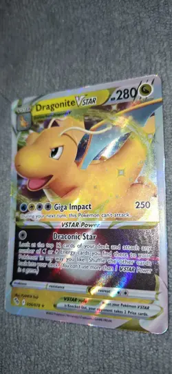 Dragonite VSTAR 050/078 Pokemon Go NM Full Art Ultra Rare Pokemon Card - Image 4