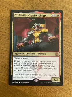 Ob Nixilis, Captive Kingpin March of the Machine: The Aftermath MTG + Bonus Rare - Image 1