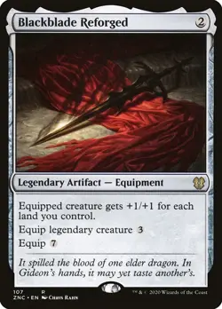 MTG - Blackblade Reforged - Zendikar Rising Commander - X1 - (LP) - - Image 1