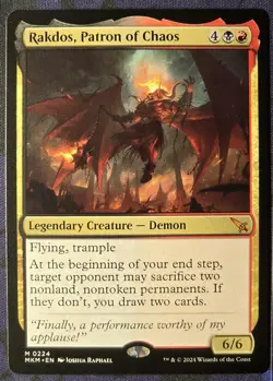 Rakdos, Patron of Chaos - MTG - Murders At Karlov Manor - Near Mint - English - Image 1