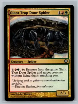 Magic MTG Coldsnap Theme Deck Reprints Giant Trap Door Spider #293/383 TCG CCG - Image 1