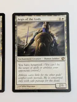 MTG - 2x Aegis of the Gods - Journey Into Nyx - NM - White - Magic the Gathering - Image 4