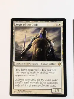 MTG - 2x Aegis of the Gods - Journey Into Nyx - NM - White - Magic the Gathering - Image 5