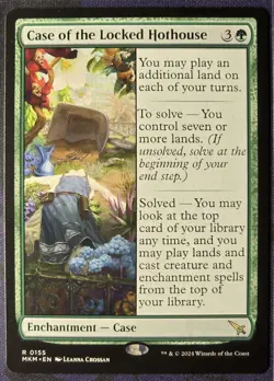 Case of the Locked Hothouse - MTG - Murders At Karlov Manor - NM - English - Image 1