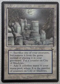 City of Shadows The Dark Mtg Magic The Gathering LP+ - Image 1