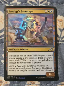 Prodigy's Prototype FOIL (231/574) Kamigawa Neon Dynasty Magic MTG - Image 1