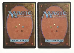 MISPRINT ALERT: Shifted print layer 2x Giant Strength Legends Magic MTG - Image 2