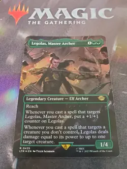 Mtg. Legolas, Master Archer. Foil Borderless. Lord of the Rings. Nm - Image 1