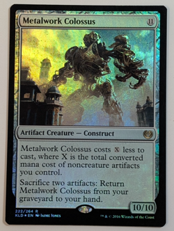 MTG - 1x Metalwork Colossus - Kaladesh - NM/LP - Foil - Magic the Gathering #222 - Image 1