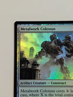 MTG - 1x Metalwork Colossus - Kaladesh - NM/LP - Foil - Magic the Gathering #222 - Image 3