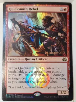 Quicksmith Rebel - FOIL - Launch Promo - Magic the Gathering MTG Nice! - Image 1