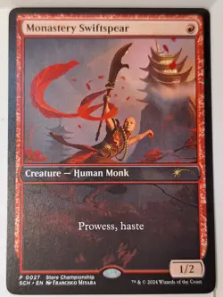 Monastery Swiftspear - Store Championship Promo - Magic the Gathering MTG Nice! - Image 1