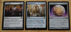 MTG 3x Rare Artifact SCOURGLASS, PANHARMONICON & ORB OF DREAMS - Image 1