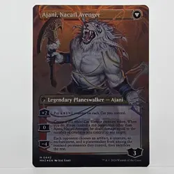 Ajani, Nacatl Pariah (Borderless) FOIL 442 MTG Modern Horizons 3 (MH3) Mythic NM - Image 2