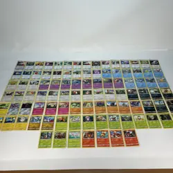 Pokemon Sun & Moon Bulk Bundle Collection 97 Cards 9 Rare 46 Uncommon No Doubles - Image 1