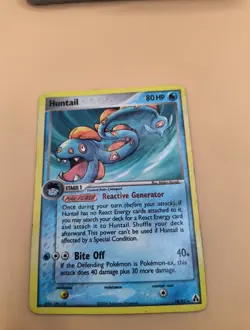 Pokemon TCG - Huntail 18/92 Non-Holo Rare - EX Legend Maker - - Image 2