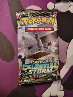 Pokemon **Celestial Storm** Booster Pack (10 Cards) *SEALED & MINT* Stakataka - Image 1
