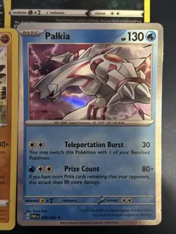 Lot Of 4 Holo Rare Pokemon Cards 2023 Darkrai, Samurott,decidueye, Palkia - Image 3