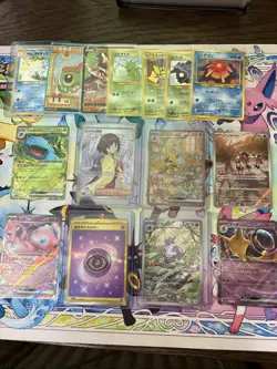 Japanese Pokemon 151 Set W/ UR SR AR Alakazam EX Mew Ex Erica’s & More - Image 1