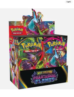 PRESALE CONFIRMED ✅Pokemon Mega Evolution Phantasmal Flames Booster Box Sealed - Image 1