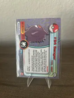 Topps Pokemon Gengar #94 2000 TV Animation Edition Non-Holo Blue Logo - Image 2