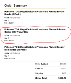 CONFIRMED Pokemon TCG Phantasmal Flames Pokemon Center ETB PRESALE (November 14) - Image 2