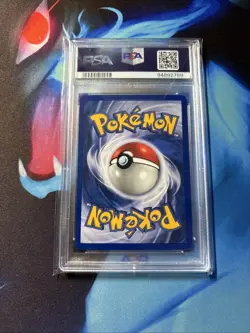 2002 POKEMON LEGENDARY COLLECTION #13 HITMONLEE-HOLO PSA 8 - Image 2