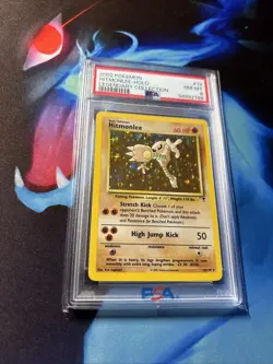 2002 POKEMON LEGENDARY COLLECTION #13 HITMONLEE-HOLO PSA 8 - Image 3