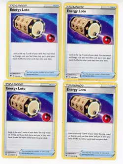 x4 Energy Loto 140/189 Playset Astral Radiance Pokemon TCG Pack Fresh - Image 1