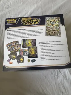 SHIPS FAST Pokemon TCG Surging Sparks Elite Trainer Box - SV08 Factory Sealed - Image 2