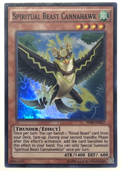 YuGiOh! - Spiritual Beast Cannahawk - Super Rare - Image 1