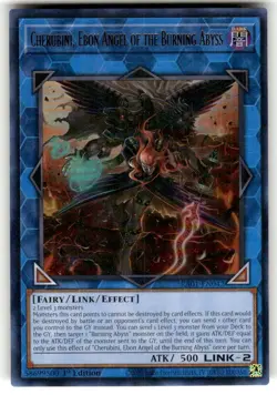 Yugioh! - Cherubini, Ebon Angel of the Burnung Abyss - RA01-EN042 - Ultra Rare - Image 1