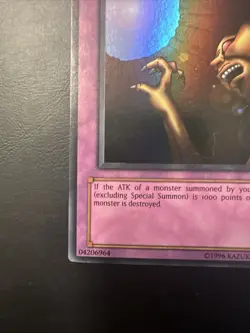 Trap Hole NM LOB-058 * Super Rare * 2002 * Yugioh Max Faded - Image 4