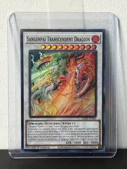 Yugioh Sangenpai Transcendent Dragion LEDE-EN040 Super Rare 1st Ed NM - Image 1