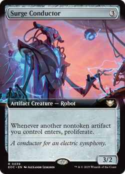 Surge Conductor (Extended Art) Edge of Eternities Commander NM CARD ABUGames - Image 1