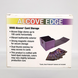 Vivid Red Alcove Edge Ultra Pro Flip Box Card Box Case For MTG Pokemon Cards - Image 4