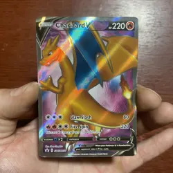Champions Path Pokemon Charizard V SWSH: Sword & Shield Promo Card Holo c591 - Image 1