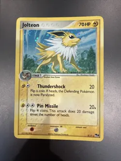Pokemon TCG Jolteon 3/17 Rare Holo Pop Series 3 Promo Card - Image 1