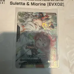 Bandai Gundam Card Game Standard Playmat Suletta & Miorine EVX02 ENGLISH - Image 5