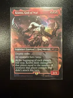 Kratos, God of War Secret Lair Drop Foil - Image 1