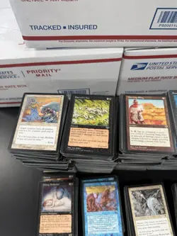 Vintage MTG Old Black Border Bulk Lot 3000 1996-2004 Dark Ice Age Tempest BB2 - Image 2