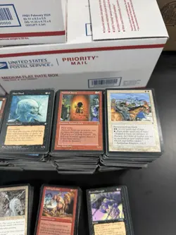 Vintage MTG Old Black Border Bulk Lot 3000 1996-2004 Dark Ice Age Tempest BB2 - Image 3