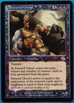 Sutured Ghoul FOIL Judgment NM Black Rare MAGIC MTG CARD (ID# 502336) ABUGames - Image 1