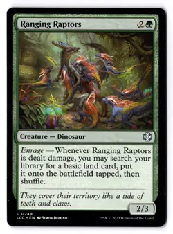 Ranging Raptors NM* The Lost Caverns Of Ixalan ENGLISH 0249 mtg -UnltdCards - Image 1