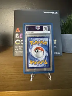 PSA 9 Pikachu with Grey Felt Hat Promo Card W/ Navy Graded Guard Case - Image 2