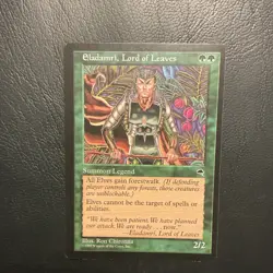 Wizards of the Coast Eladamri, Lord of Leaves Green Rare Tempest Regular #224 - Image 1