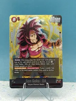 Dragon Ball Card Game Wish For Shenron Son Goku : DA FB07-010 Super Rare - Image 1