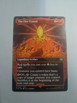 MTG: The Fire Crystal (Borderless) (LP): Final Fantasy - Image 1