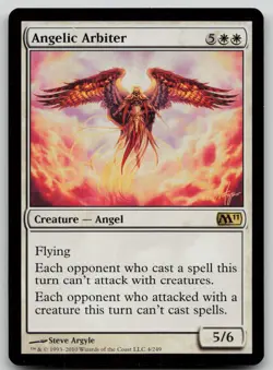 Angelic Arbiter #4 (LP) Magic 2011 M11 Magic MTG - Image 1